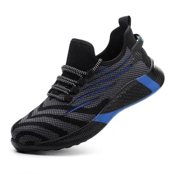 wholesale mens fashion safety shoes lightweight and breathable protective factory work shoes for men safety shoes price OEM ODM