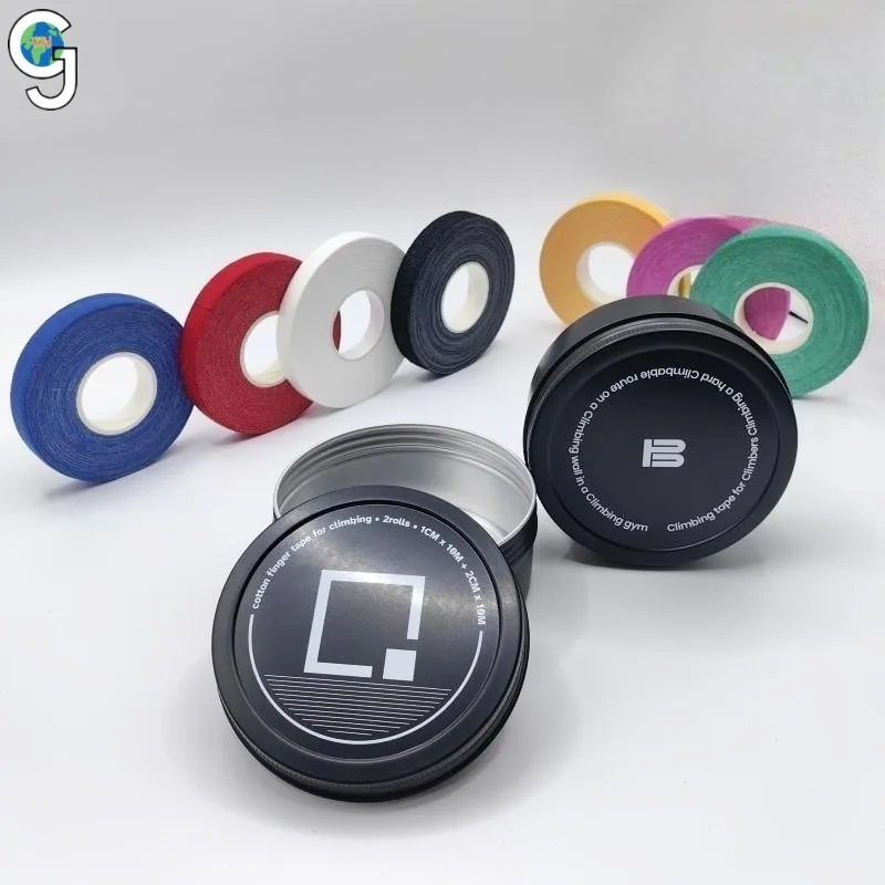 2024 HLK Custom Printed Cotton Sports Judo Climbing Jiu Jitsu Finger Protection BJJ Finger Tape