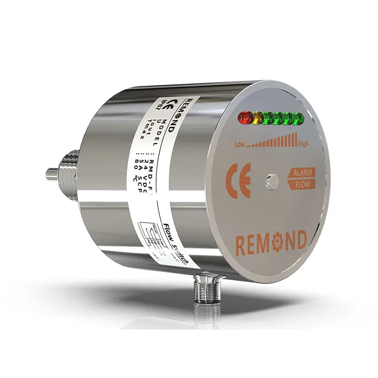Электронный выключатель потока, высокоточный переключатель потока тепловой воды из нержавеющей стали, светодиодный индикатор, Датчик потока жидкости