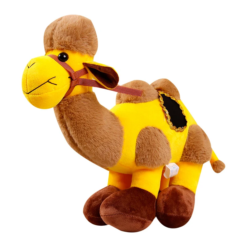 Creative Bactrian Camel Doll Soft Stuffed Dog Toy as Travel Ornament or Gift Logo Customizable Hot Model Wholesale