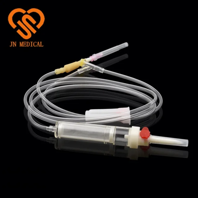 
Sterile Blood Transfusion Set with Needle From Manufacturer for Single Use with Ce ISO Approval 