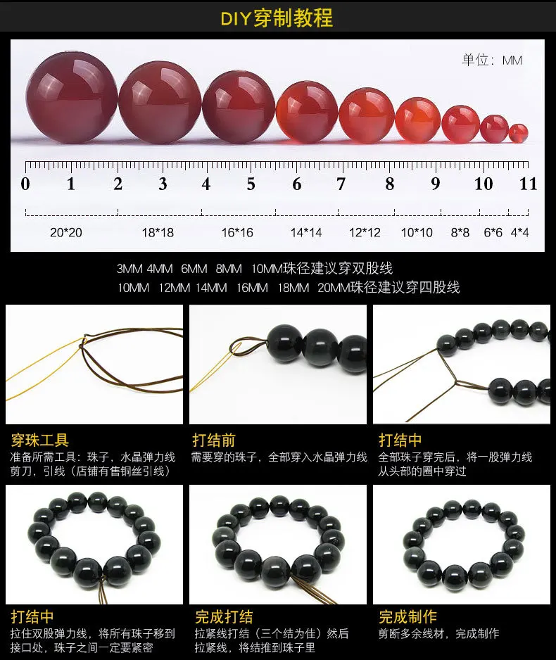 turquoise fashion round wrist beads bracelet women couple men accessories