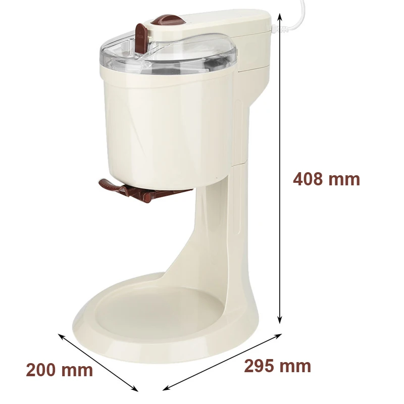 Портативный проектор для домашнего использования 12 Вт автоматическая Фруктового мороженого агрегат для производства мягкого мороженого 3 вкусов