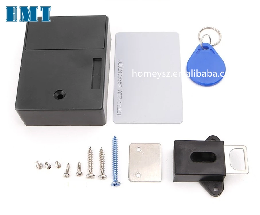RFID intelligent sensing invisible mini office drawer lock, storage cabinet electronic lock