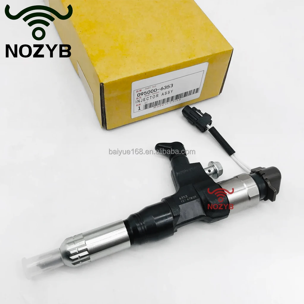 High quality Excavator parts J05E Engine Fuel Injector for Kobelco SK200-8 SK210-8 095000-6353 8976024854 Fuel injector