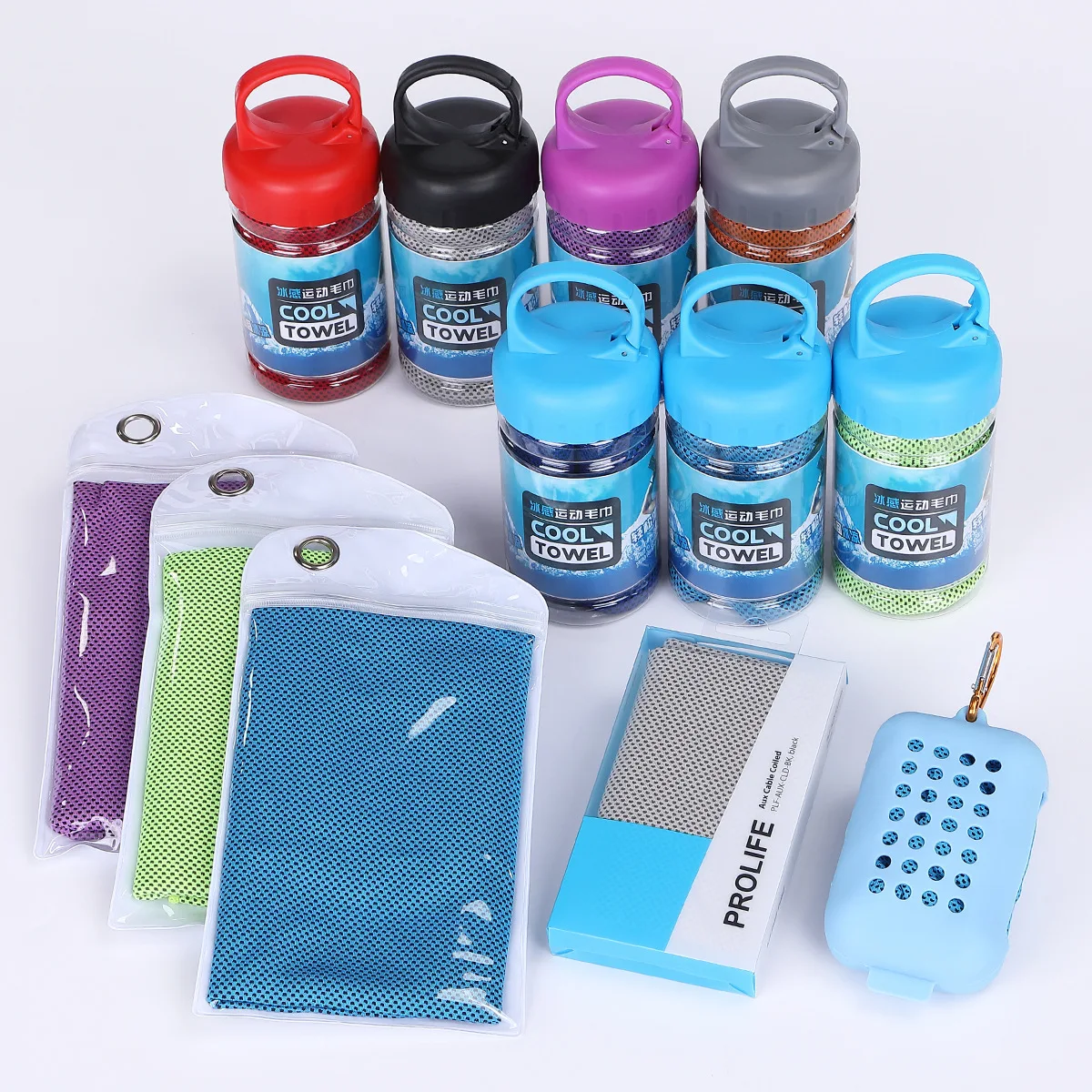 Outdoor Fitness Climbing Yoga Exercise Rapid Cooling Sport Towel Cooling Ice Face Ice Towels Physical Cooling Towel