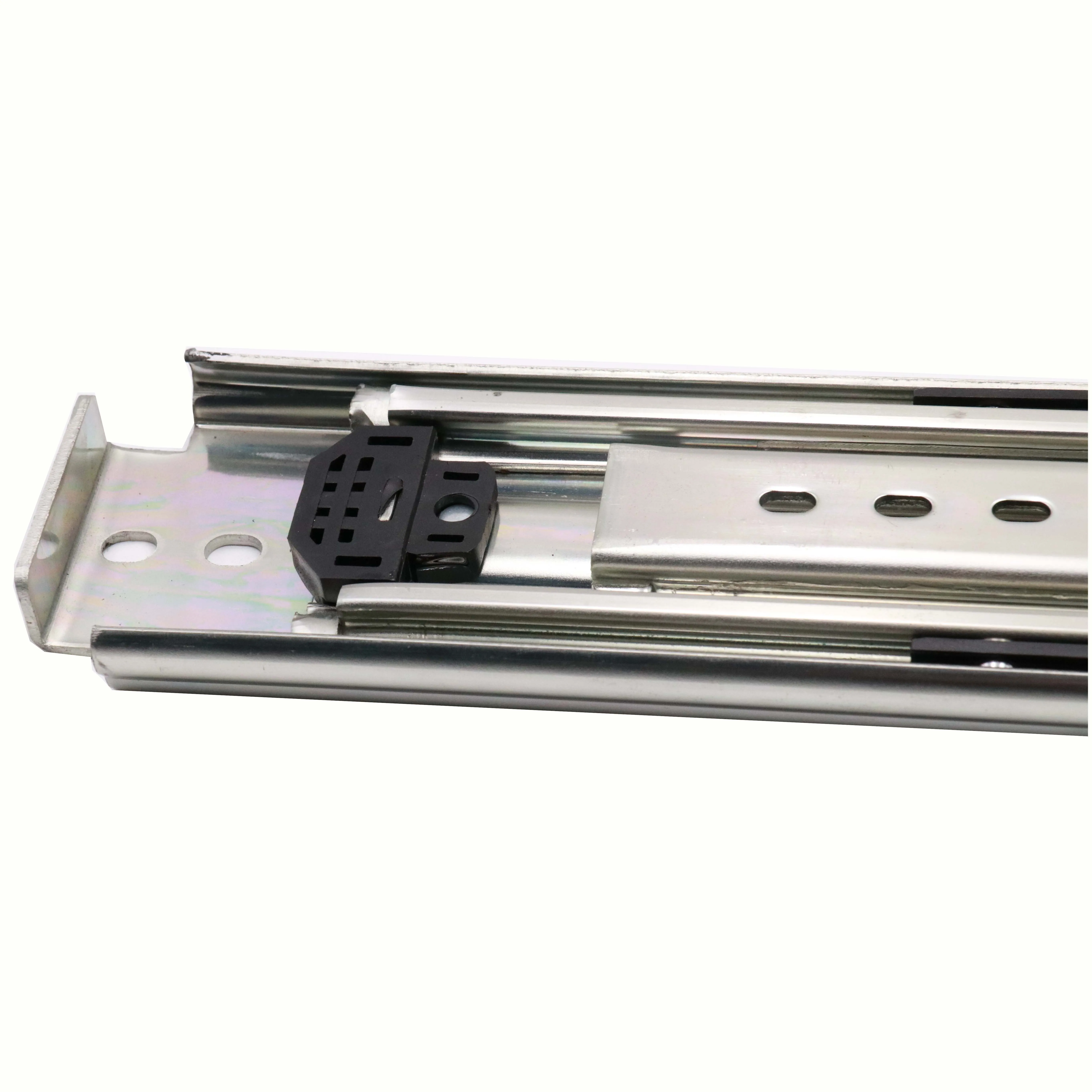 American Type Undermount Heavy Duty Drawer Rail Full Extension Soft Close Drawer Slide Telescopic