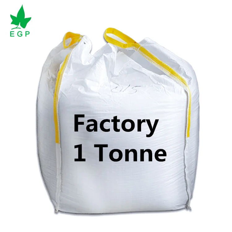 EGP 1 ton 1.5 ton jumbo bag pp big bulk bag 500 kg 2000kg for cement lime concentrate sand bag transport construction materials