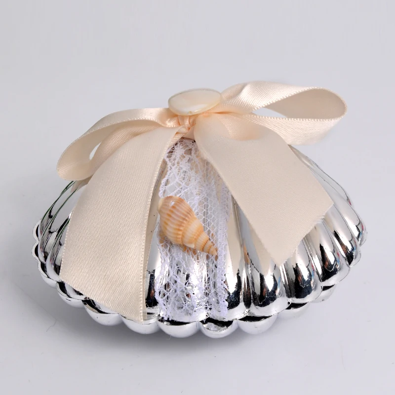 candy box for birthday gifts Birthday Weddings Christmas Festival Party Supplies bowknot bowknot sea shell plastic candy box