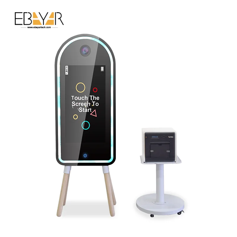  Свадебные photo booth селфи волшебное зеркало LED свет фото
