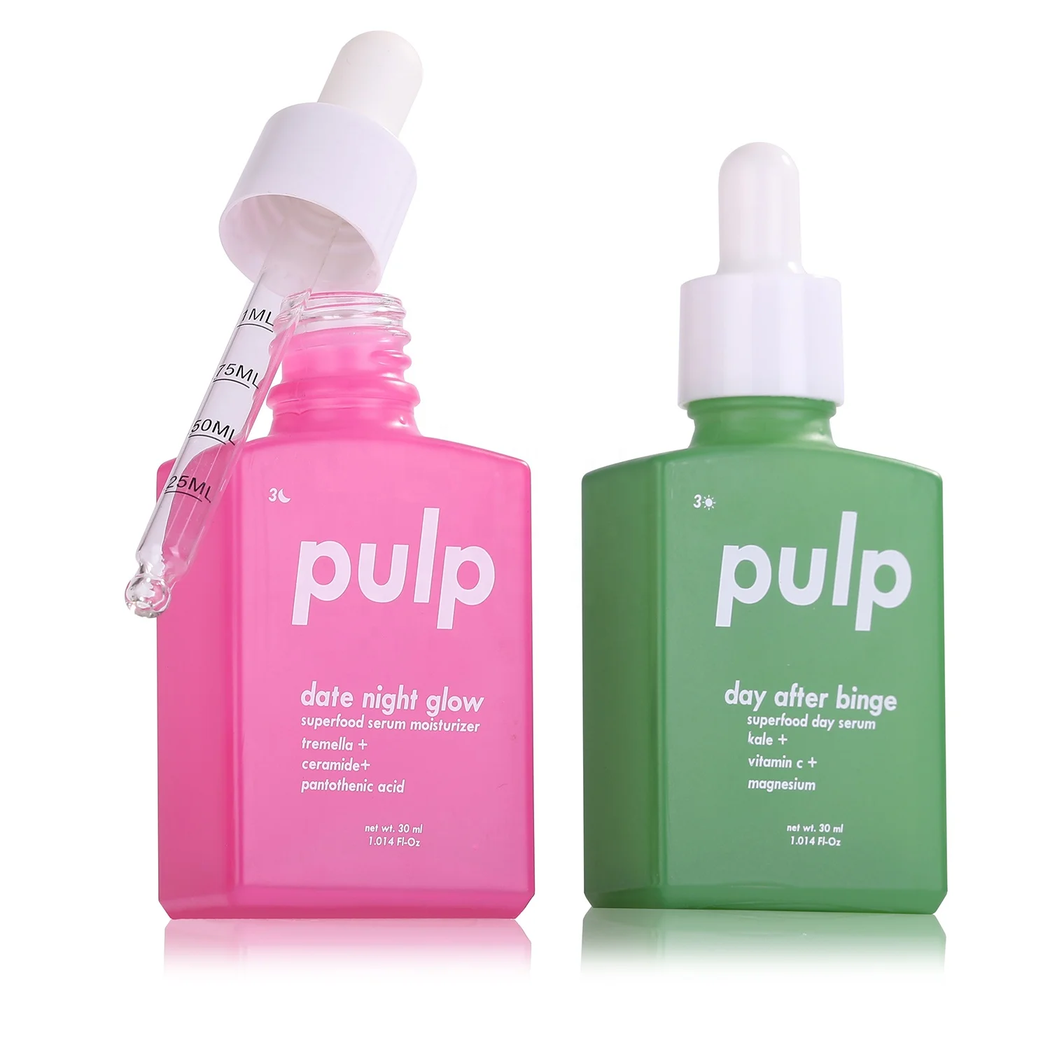 Hot Sale Push Button Clear Colored Square Perfume Amber Flat Glass Serum Dropper Bottles For Cuticle Essential Oil 50 100ml 4oz