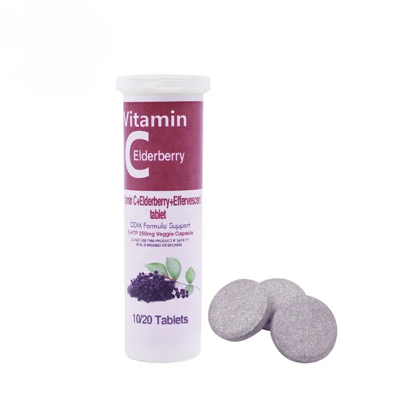 OEM Vitamin C Immunity Booster Enhancer And Elderberry Effervescent Tablets Benefits