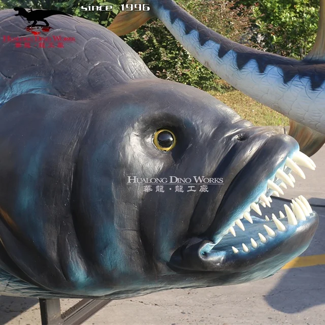 Аниматронное морское животное Xiphactinus в натуральную величину для парка