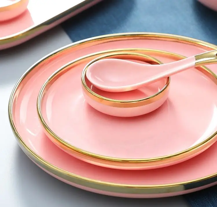 Dinner sets 122pcs porcelaine Dinnerware Sets By Ton Black White Dinner Ware Sets