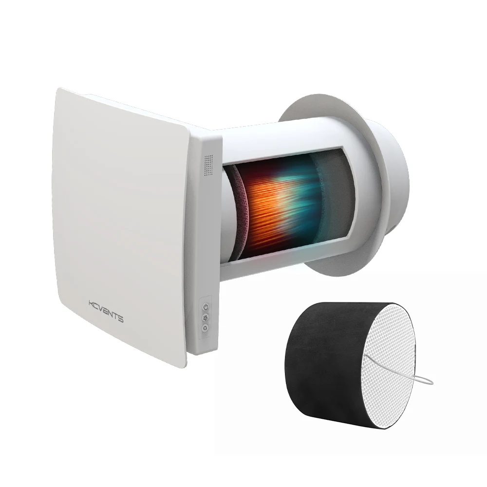 Balance indoor temperature and humidity ventilation ceramic air recuperator system