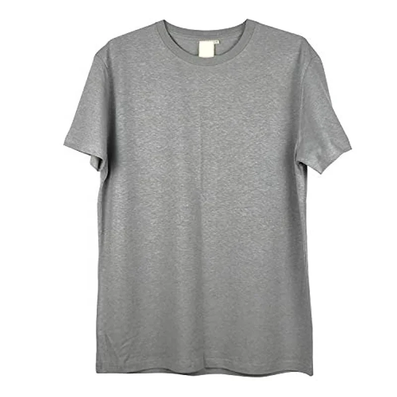 High Quality Eco Friendly Hemp T Shirts Crew Neck Organic Cotton Hemp T-Shirts Drop Shoulder Casual Mens Hemp T Shirt