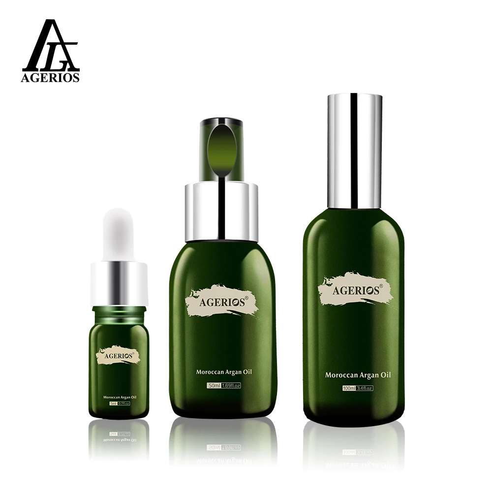 High Quality Organic Cold-Pressed Argan Oil Hair Treatment Oil Type Cosmetics