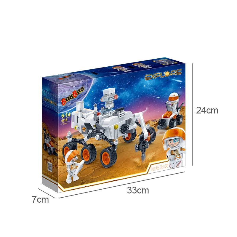 Popular Toys 6418 Explore Mars Series Building Bricks Toy For Christmas Gift