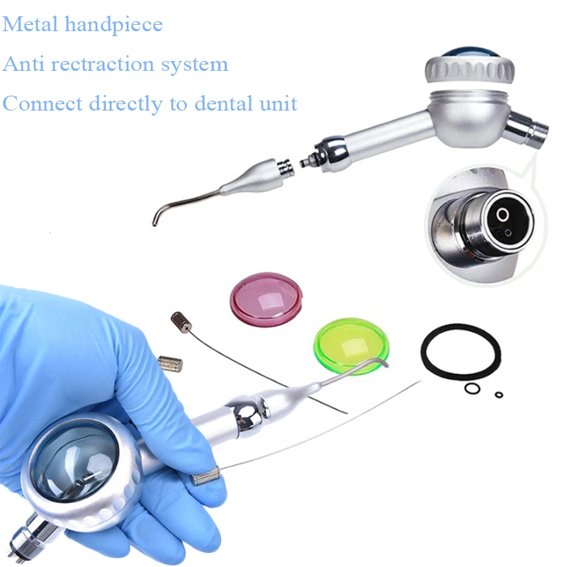 Factory direct sale colored prophy dental air polisher Jet flow dental air prophy unit B2 or M4
