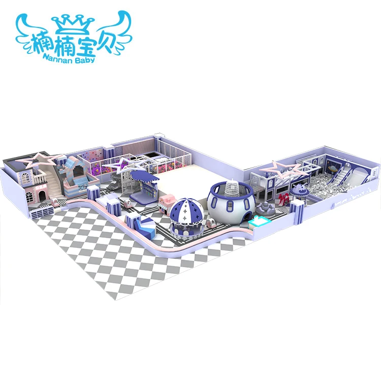 
Nannan Commercial amusement park Children Soft Play Indoor Playground Equipment set for Kids toddler play ground 