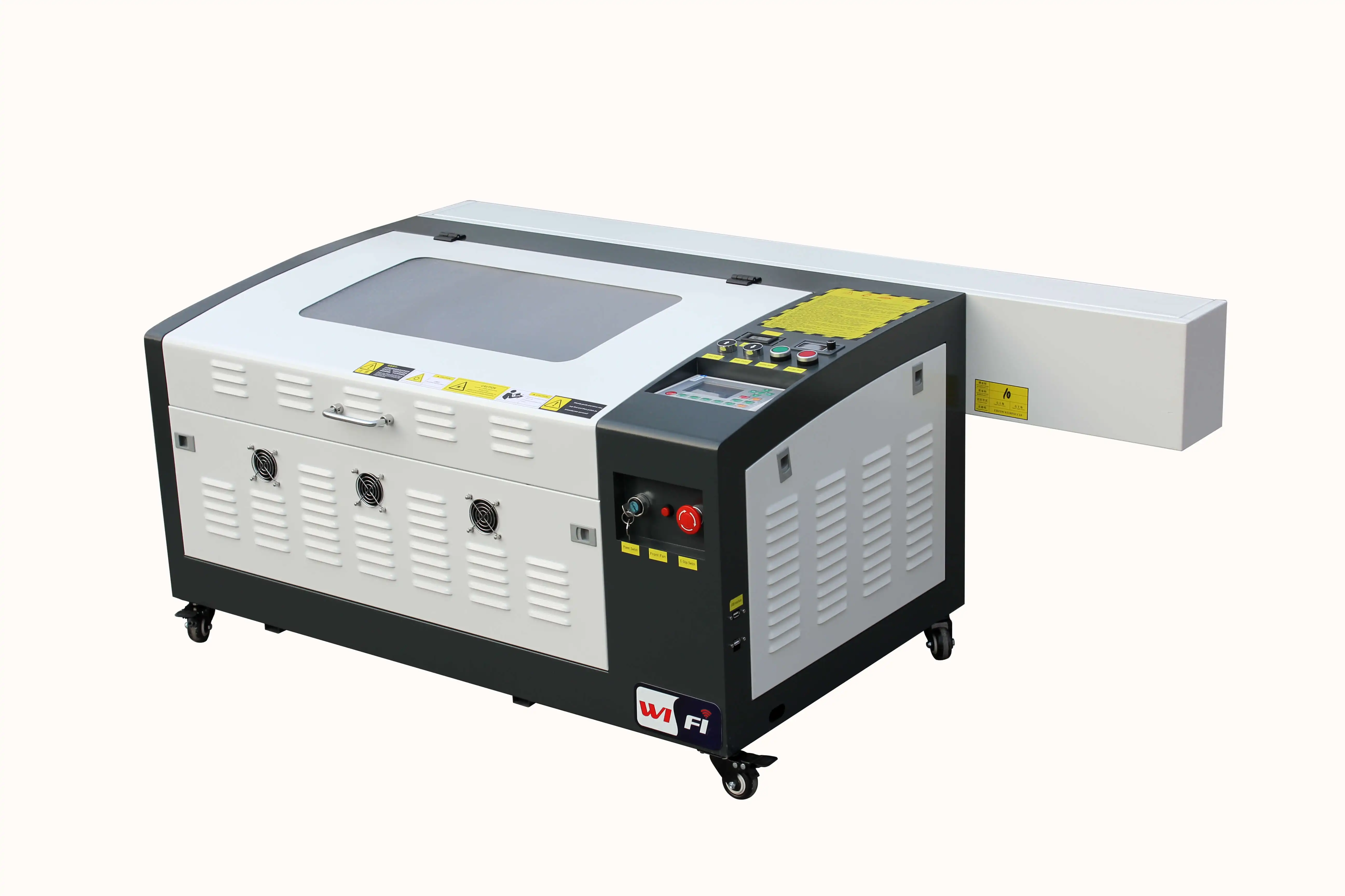 HT460 Laser Engraving and Cutting Machine All Kinds Of No-Metal Materials And Coated Meta