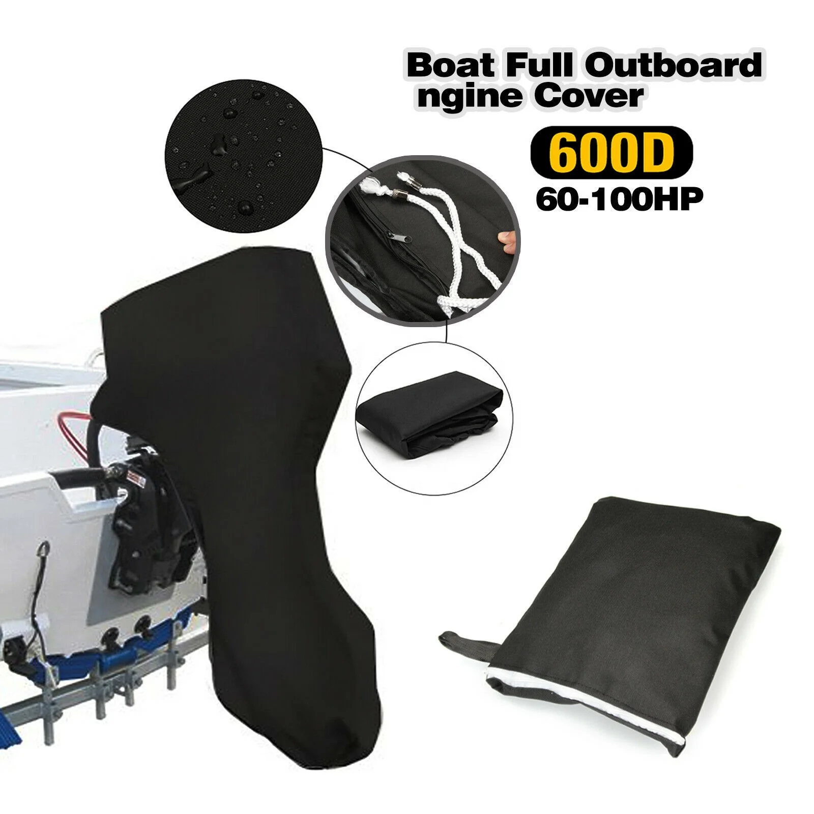 600d Ship Side Engine Protection Cover Ship Cover Waterproof,Sun Protection And Dustproof