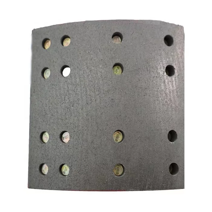 Good quality brake lining for isuzu with rivets truck brake lining for howo