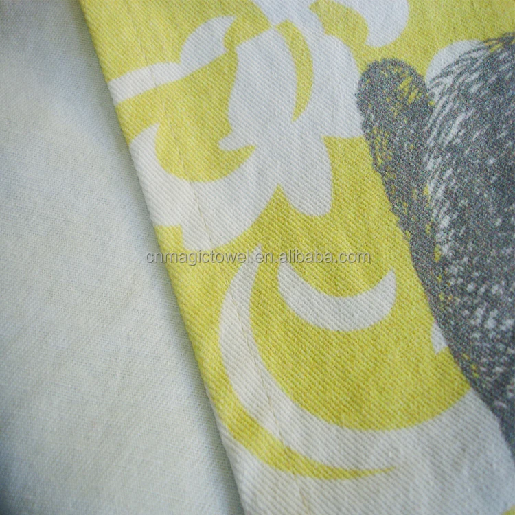 Small MOQ cheap price Custom full color printed stand white hand towel 100% cotton classic kitchen tea towel easter dish towel