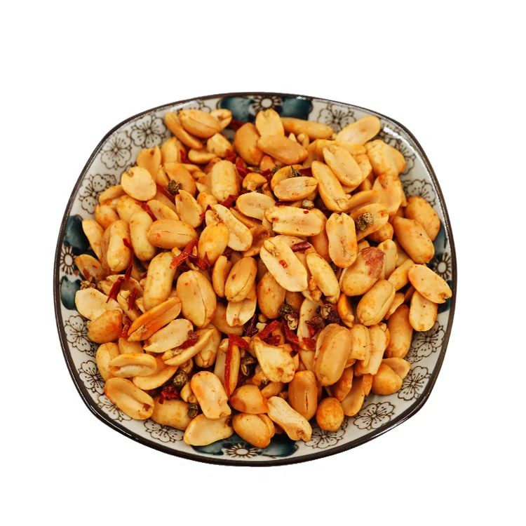 Chinese Snacks Sichuan Chili Flavor Roasted Peanuts Healthy Nutrition Snacks