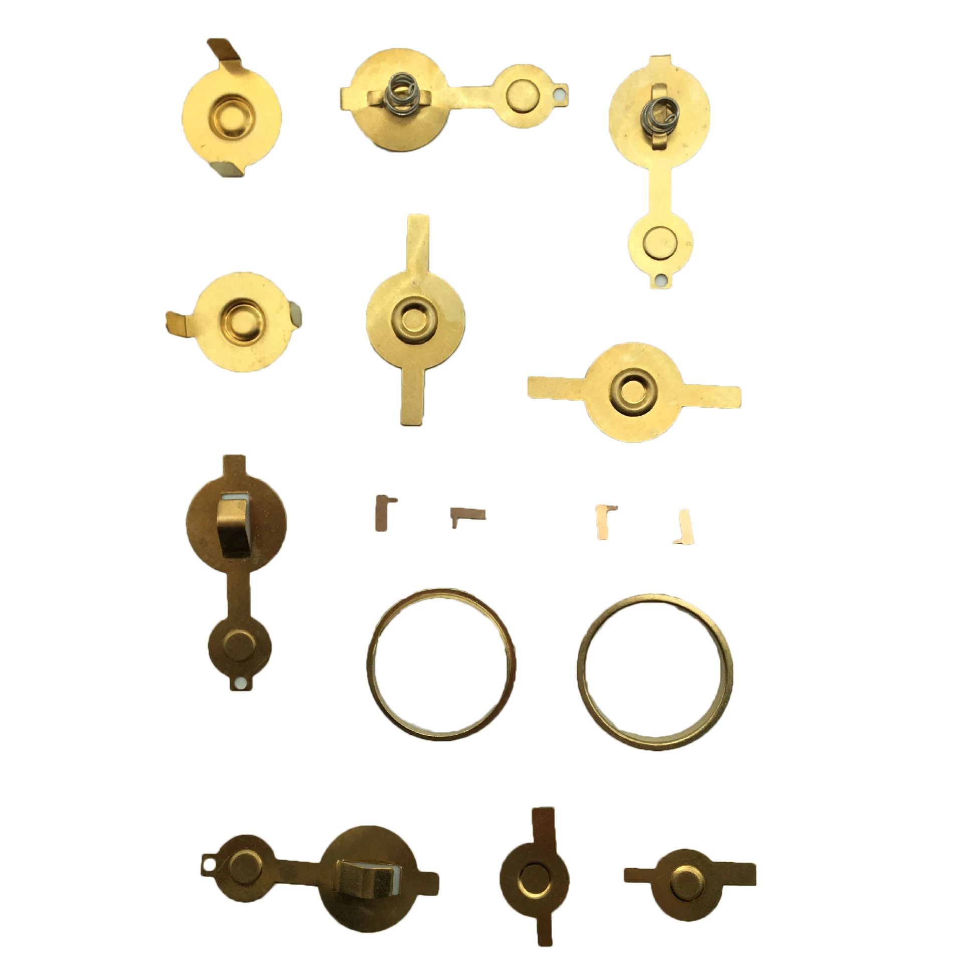 Customized Copper Phosphor Bronze Electronic Battery Contact Clip PCB Brass Spring Contact