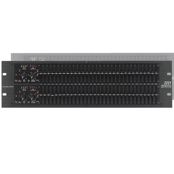 2231 высококачественный аудио графический эквалайзер