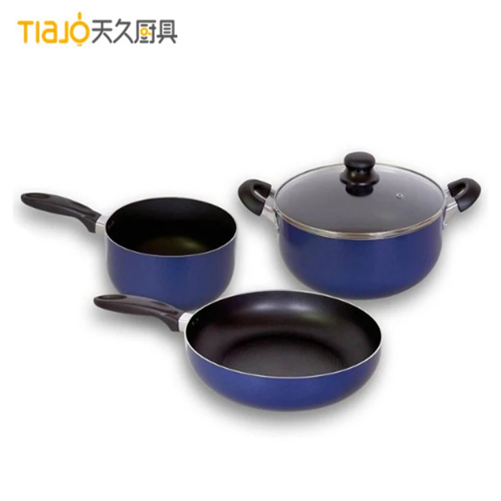 Top sale and cheap aluminum cooking pot cookware set