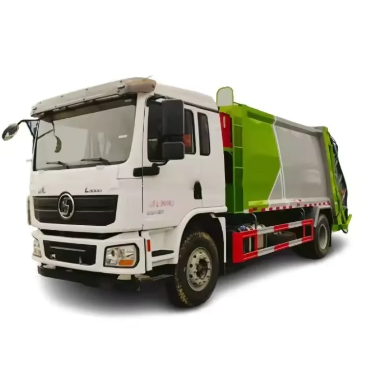 Sinotruk shacman faw 4X2 Swing Arm Hydraulic Roll off Waste Dumpster Automatic Loading Garbage Truck