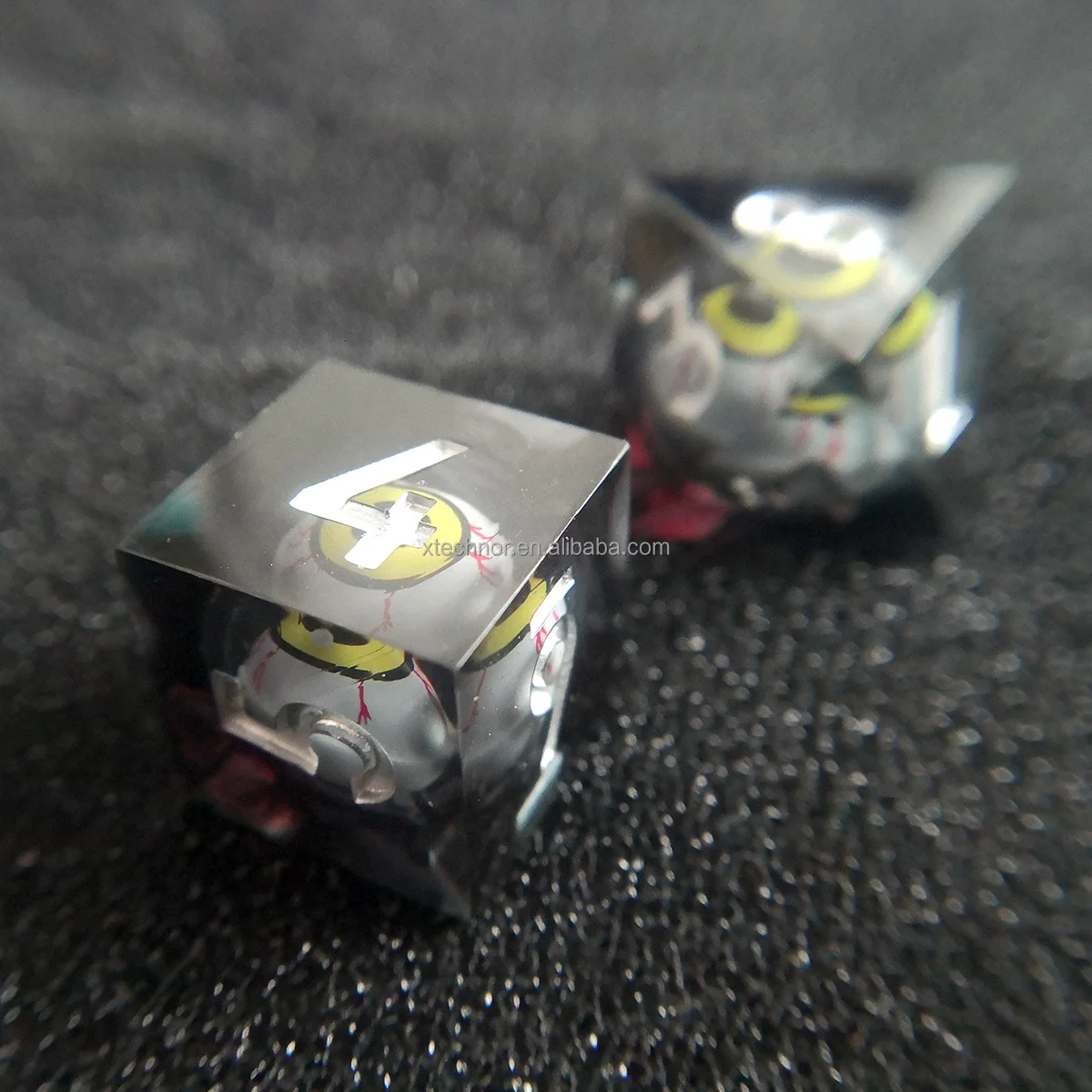 Eye Rolling Dice Handmade Sharp Edge DND Dices Liquid Core Eye Balls Role Playing Gaming Dice For Board Game Dungeons and Dragon