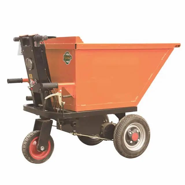 Invech Electric Trolley For Handling Cement,Sand And Clay Bricks For Site Operation Car Tipper