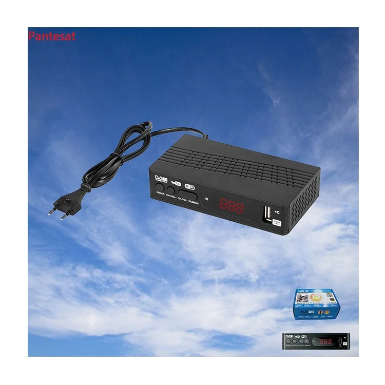 Full HD 1080P terrestial digital receiver stb dvb T2 wifi HEVC  H.265 dvbt2 decoder  IPTV Receiver dvb-t2 set-top box  TV dvb t2