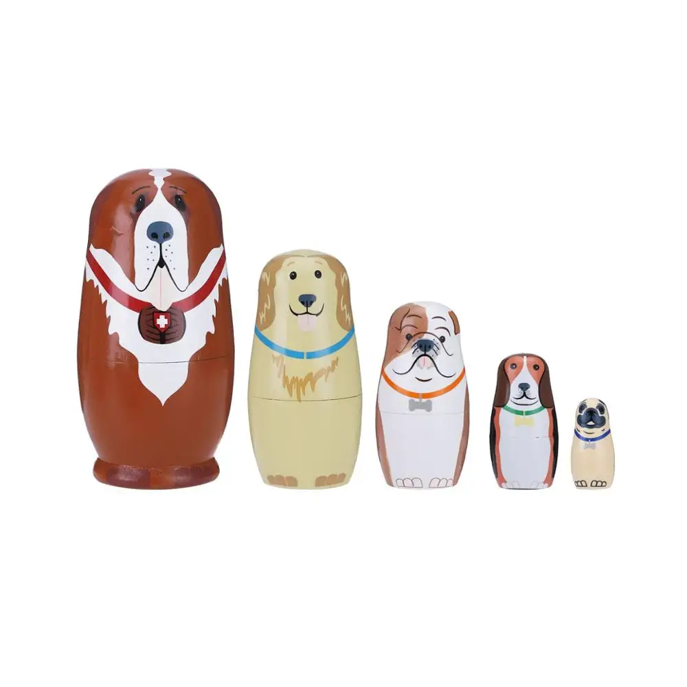 Custom Nesting Dolls Matryoshka Doll Wholesale Wooden Russian Nesting Doll For Sale