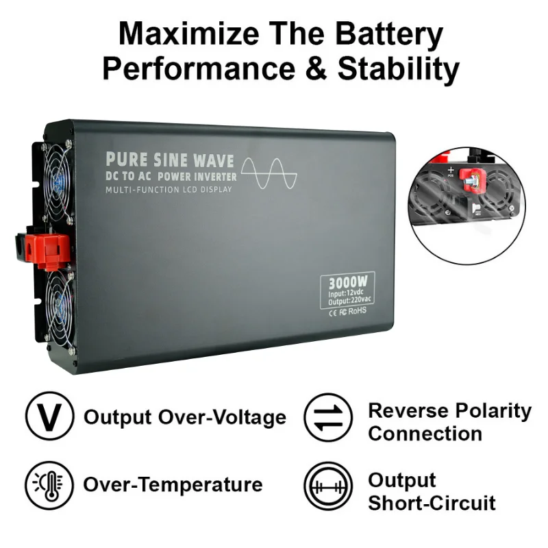 KMW 24v energy storage battery 24v 150ah lifepo4 lithium ion batteries with 3kw inverter home use