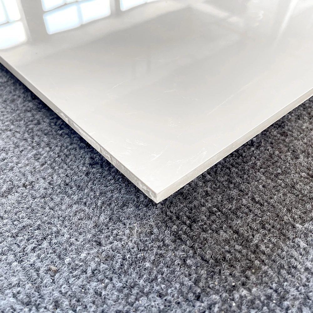 Super White Floor Polished Porcelain Ceramic Tiles 60 X 60 Polished Tiles 600x600 Full White