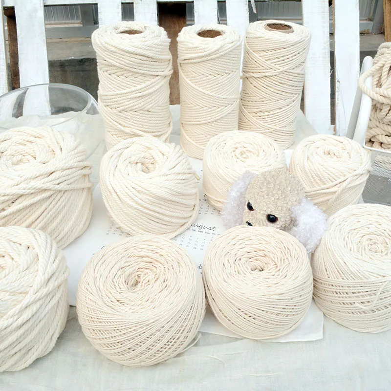 3mm 4mm 5mm 6mm Wholesale Cotton Macrame Cord from china factory