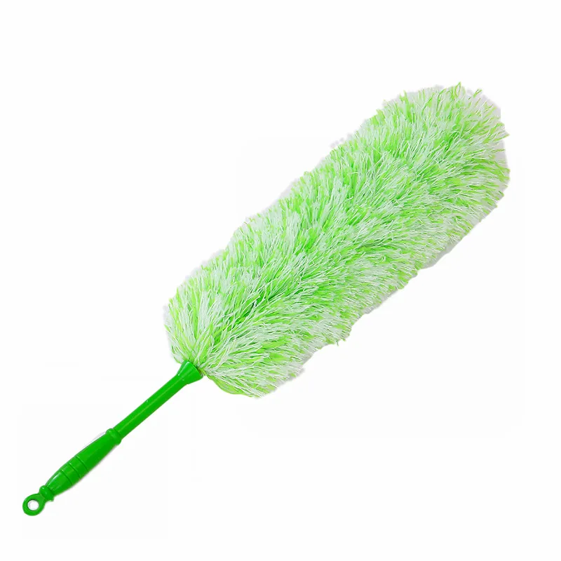 wholesale cheap colorful household static microfiber feather duster for home dust cleaner