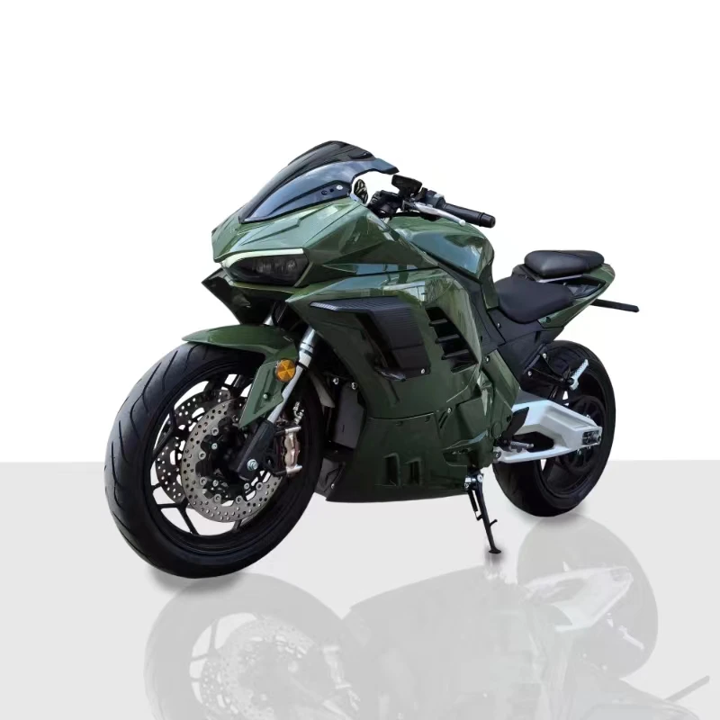 Highest Accessories 15KW Mid-Belt Motor 96V Electric Motorcycle With170km/h Water-Cooling System