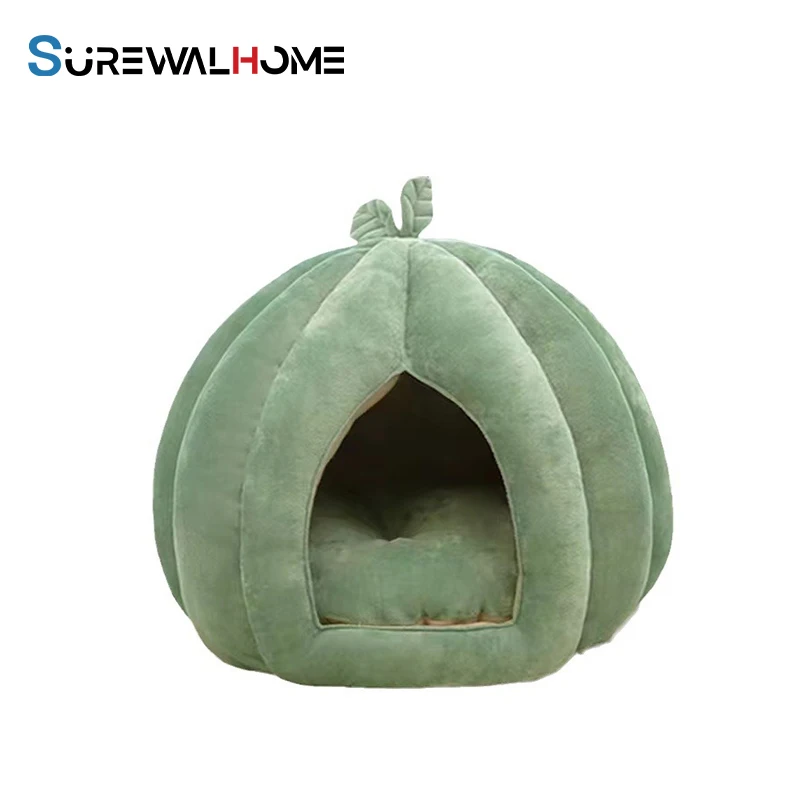 SUREWALHOME декоративная индивидуальная пещера для кошек полузакрытый домик домашних животных кровать собак простота в помещении складные домики