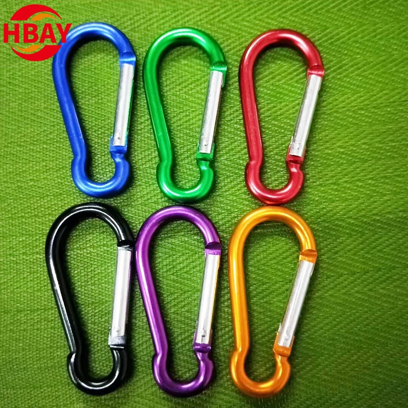 Metal climbing buckle No.5 backpack hook aluminum alloy multifunctional safety climbing buckle
