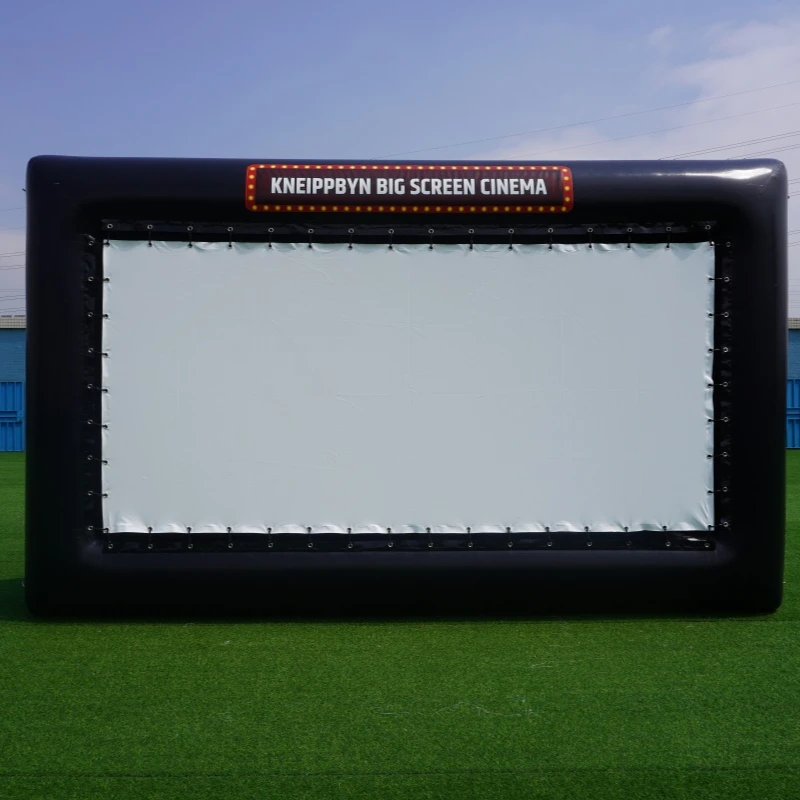 Inflatable Projector Movie Screen Waterproof Commercial Size Portable SEALED PVC Outdoor Home Backyard  Moving Theater Cinema