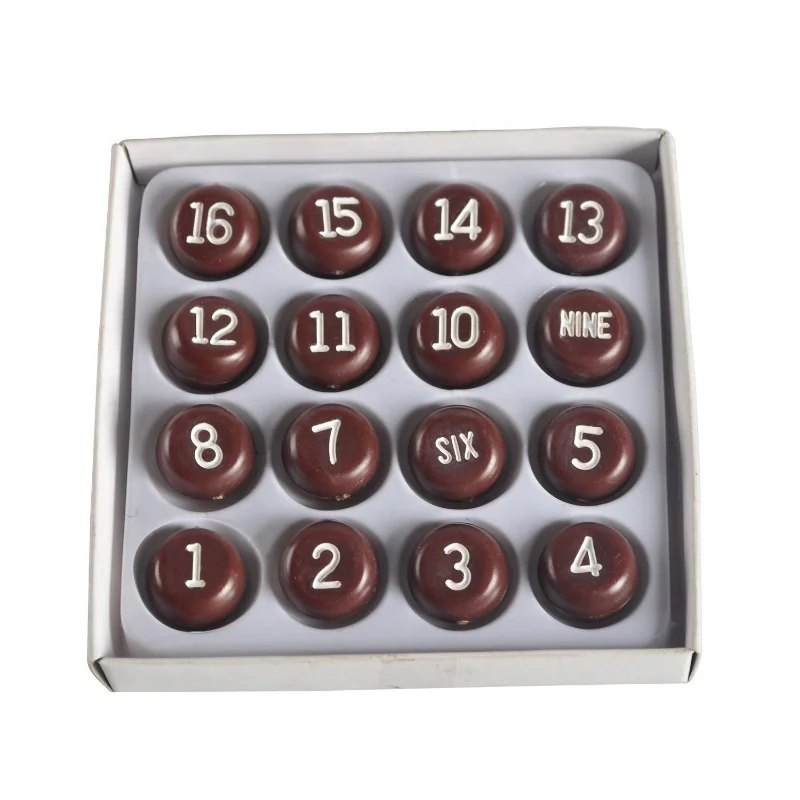 Plastic Number Ball for Wholesale Billiard Accessory