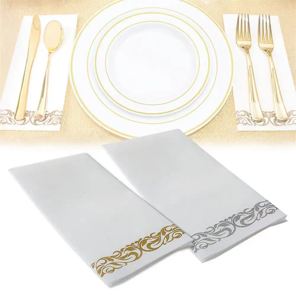 White Dust-free Paper Customization Printable logo Exquisite Design High Quality Dust-free Napkin