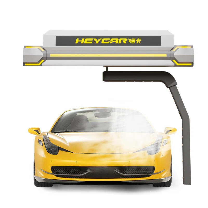 Heycar Touchless Car Wash Machine System with Shampoo foam spray,drying and water waxing for gas station/parking lots