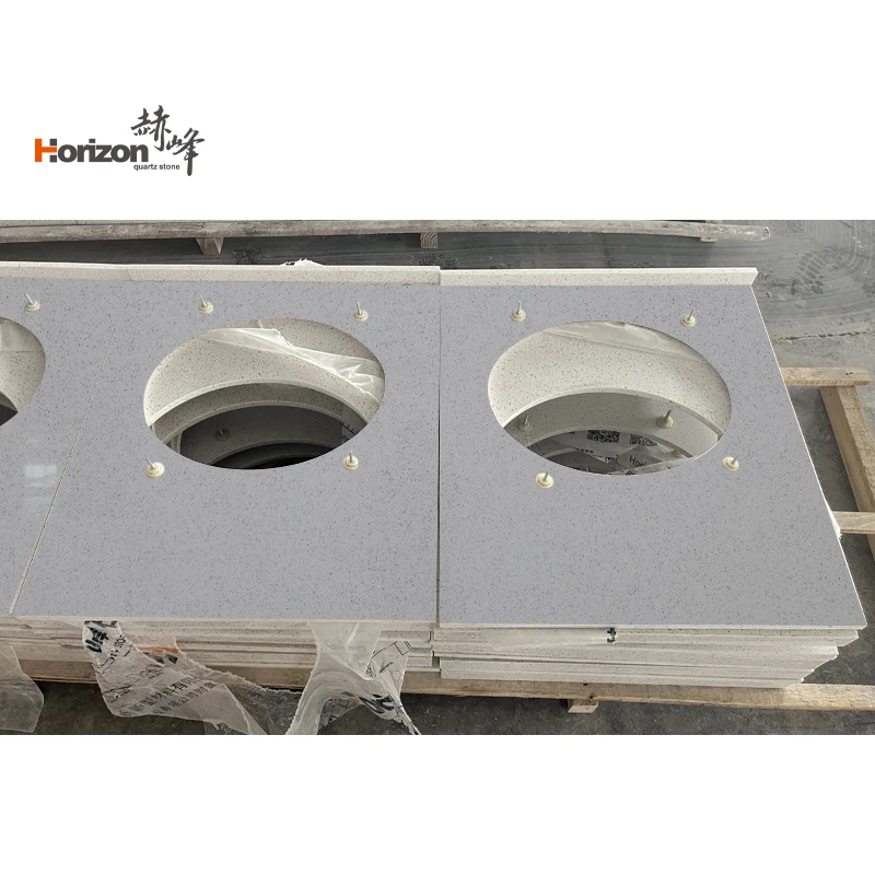 Horizon Casting Stone For Kitchen white Calacatta slab Stone Quartz Stone Countertop
