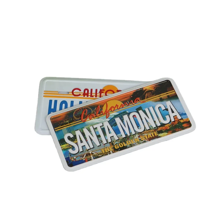 Cheap High Security Can Reflective Aluminum Number Custom Vehicle License Plate